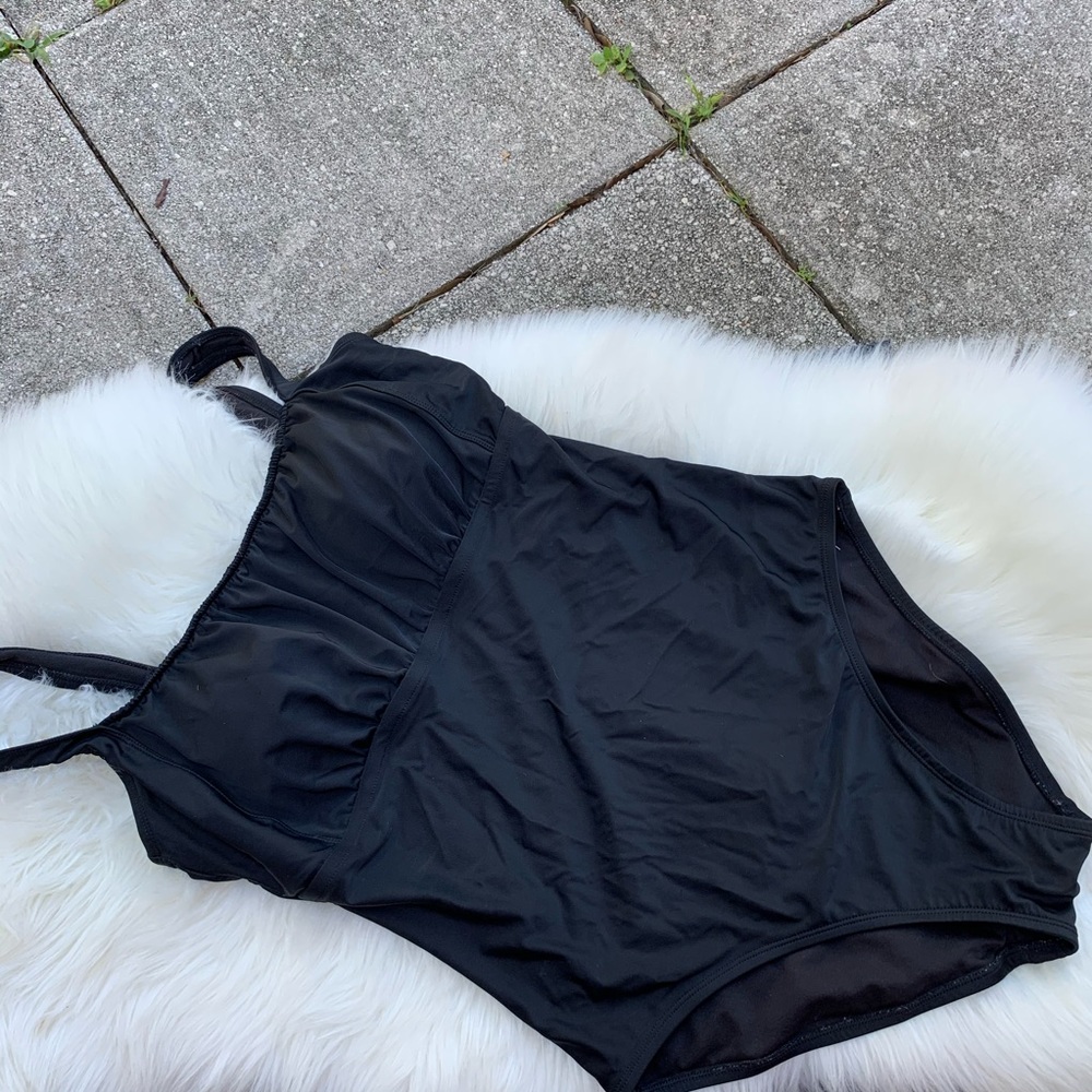 Catalina One piece bikini suit black size L